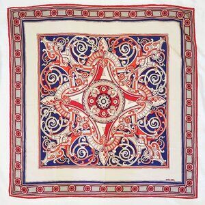 BOTTEGA VENETA Womens Vintage Silk Scarf Wrap